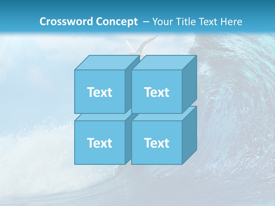 Paradise Tropical Water PowerPoint Template