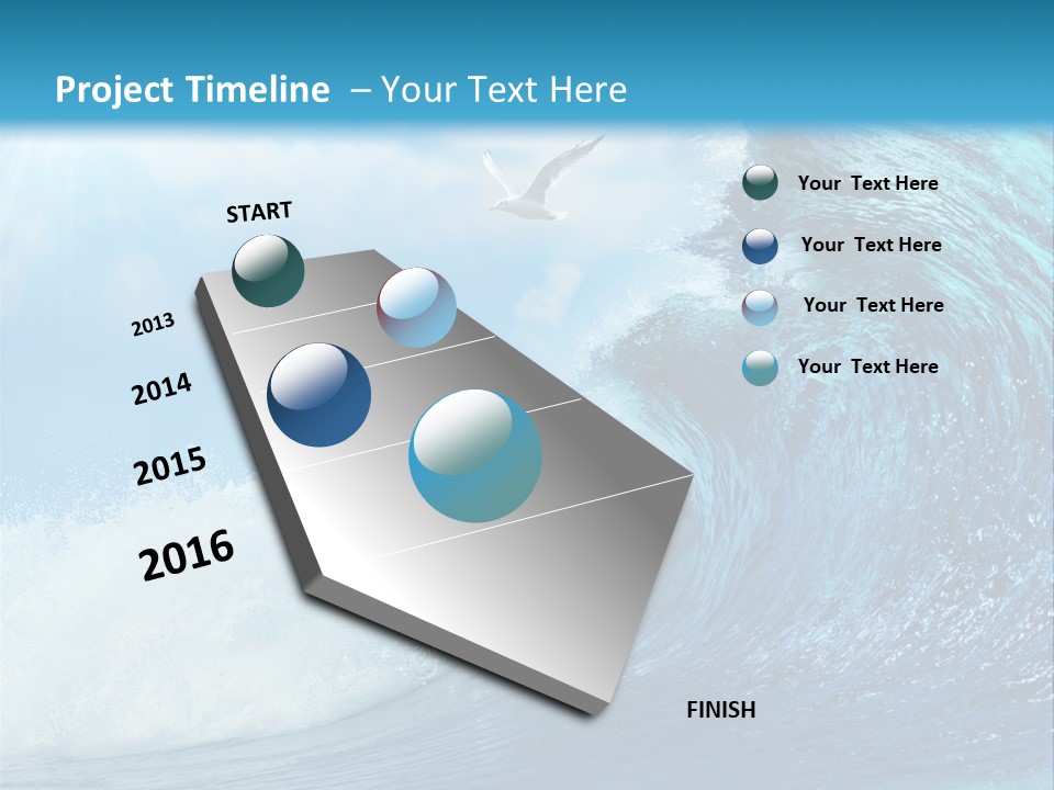 Paradise Tropical Water PowerPoint Template