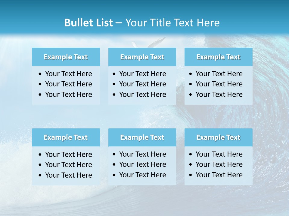 Paradise Tropical Water PowerPoint Template