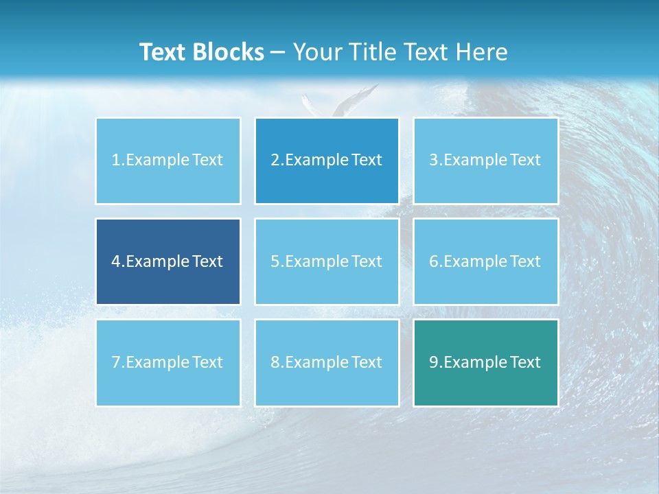 Paradise Tropical Water PowerPoint Template