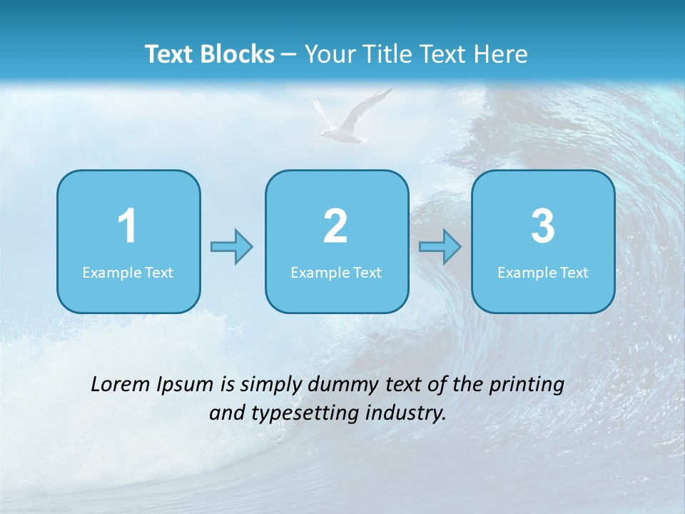 Paradise Tropical Water PowerPoint Template