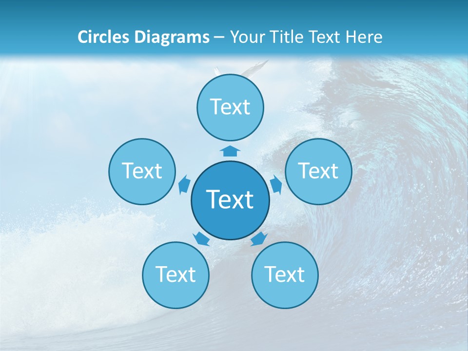 Paradise Tropical Water PowerPoint Template