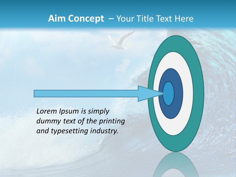 Paradise Tropical Water PowerPoint Template