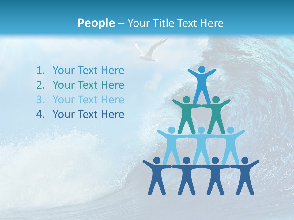 Paradise Tropical Water PowerPoint Template