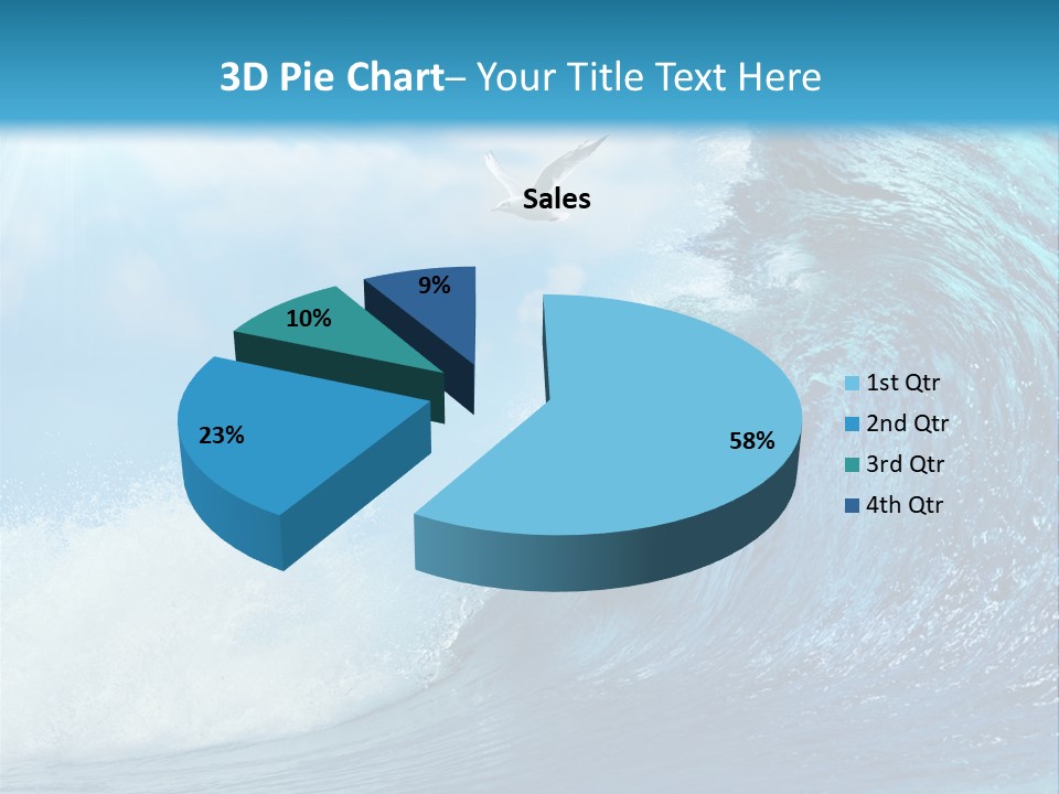 Paradise Tropical Water PowerPoint Template