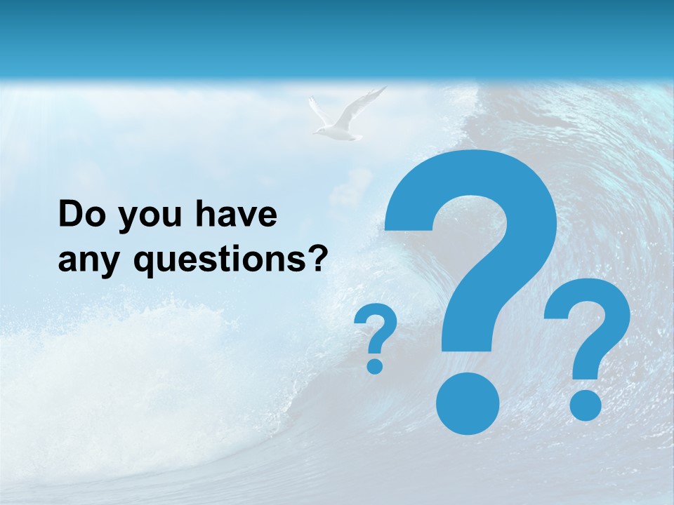 Paradise Tropical Water PowerPoint Template