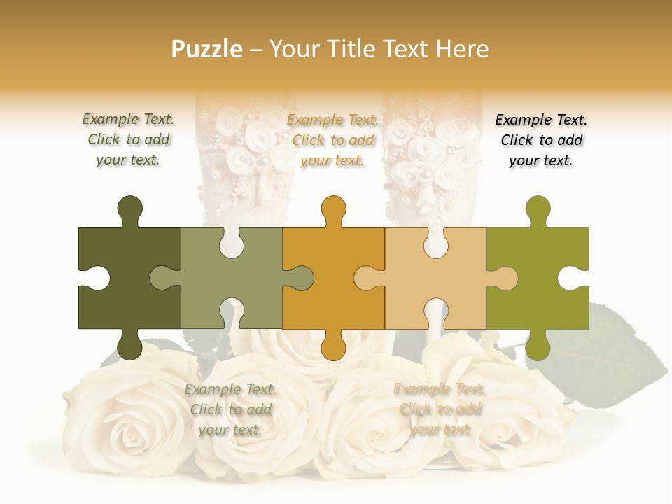 Wedding Closeup Wine PowerPoint Template