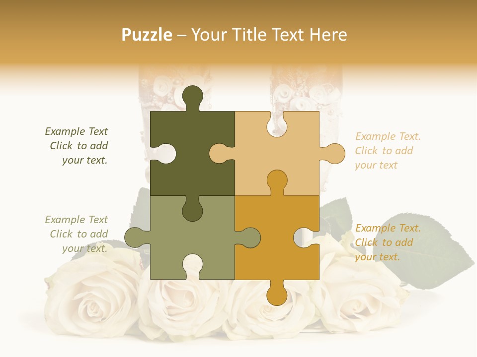 Wedding Closeup Wine PowerPoint Template