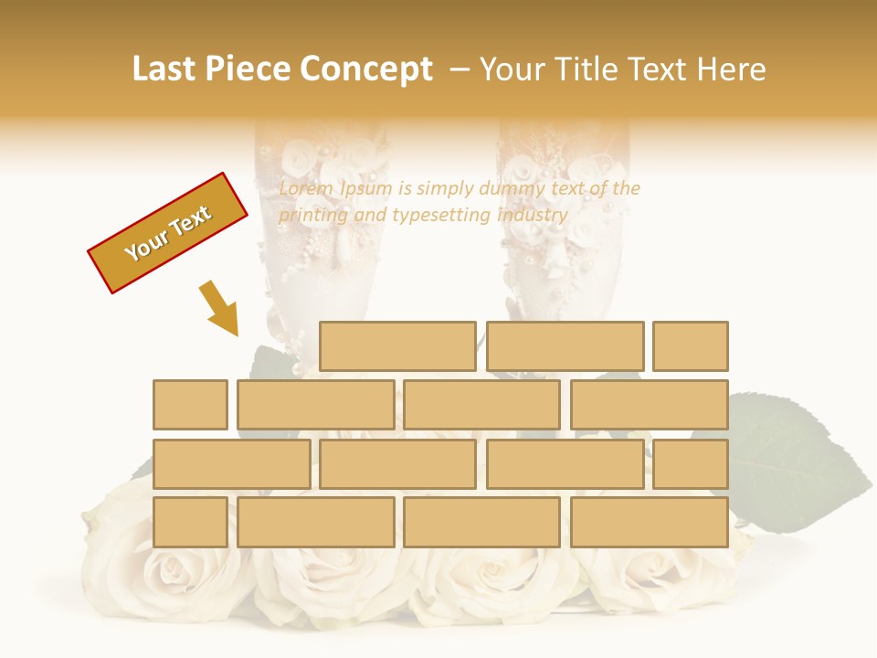 Wedding Closeup Wine PowerPoint Template