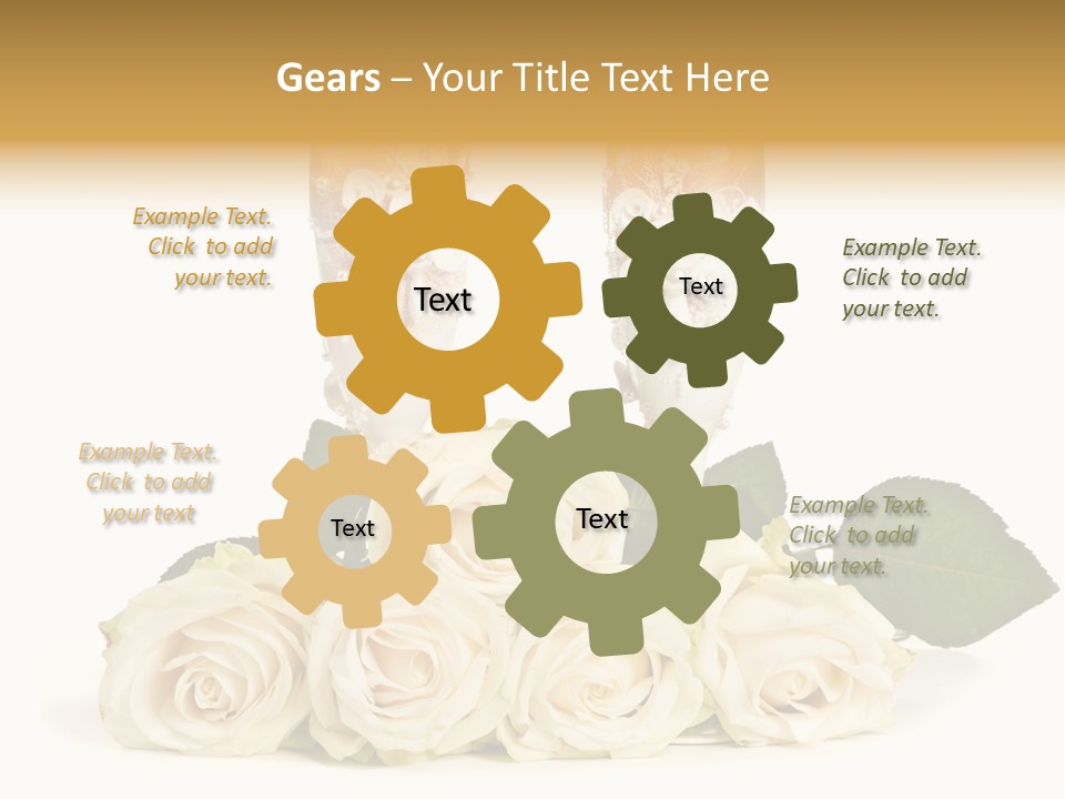 Wedding Closeup Wine PowerPoint Template