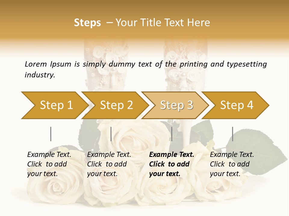 Wedding Closeup Wine PowerPoint Template