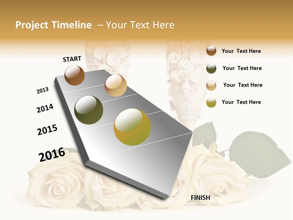 Wedding Closeup Wine PowerPoint Template