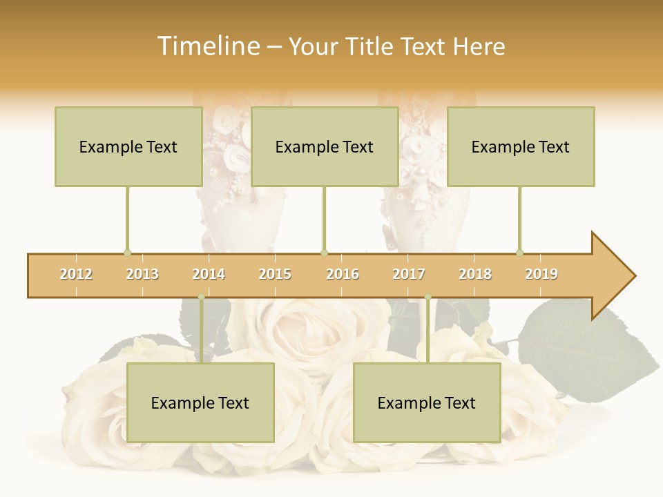 Wedding Closeup Wine PowerPoint Template