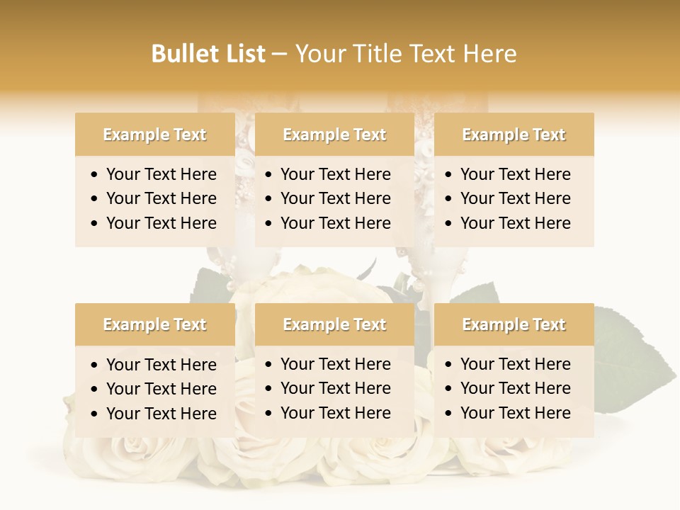 Wedding Closeup Wine PowerPoint Template