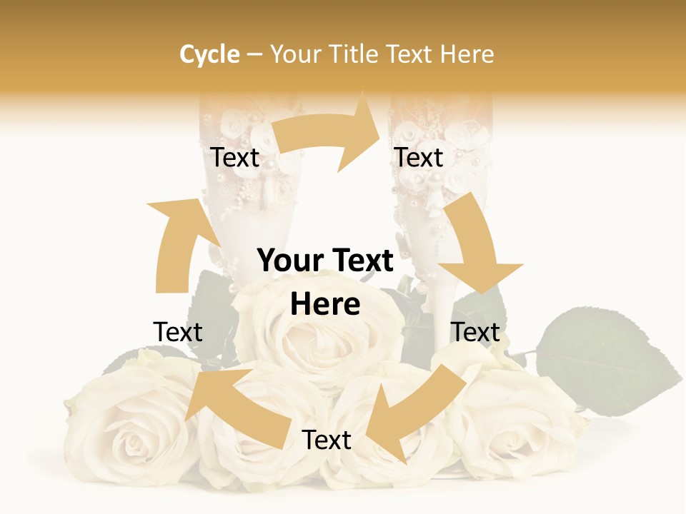 Wedding Closeup Wine PowerPoint Template