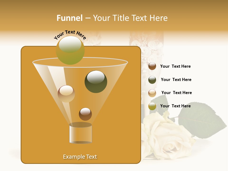 Wedding Closeup Wine PowerPoint Template