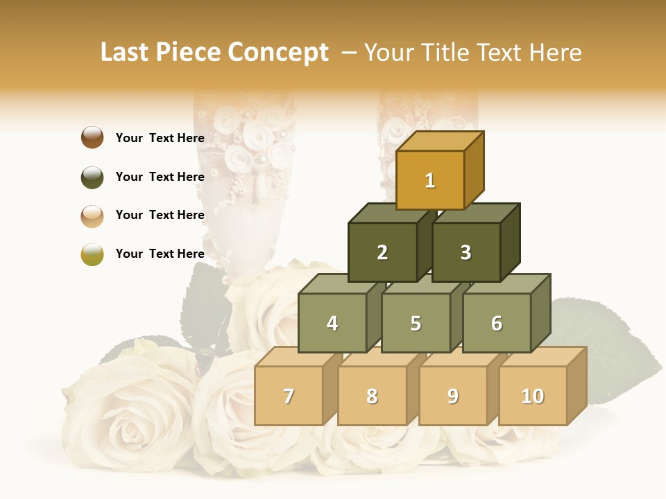 Wedding Closeup Wine PowerPoint Template