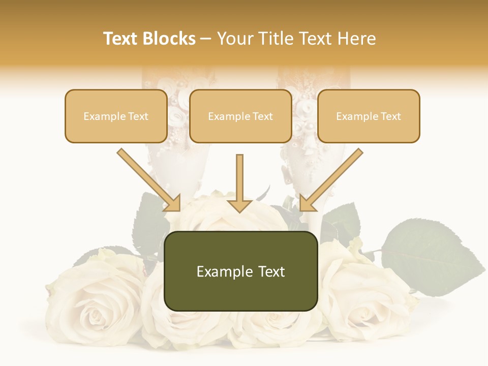 Wedding Closeup Wine PowerPoint Template