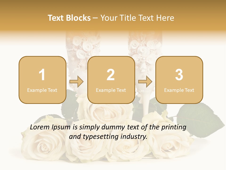 Wedding Closeup Wine PowerPoint Template