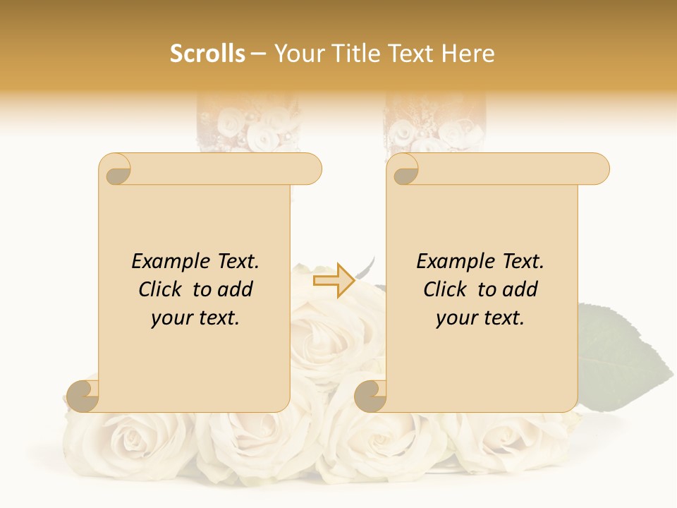 Wedding Closeup Wine PowerPoint Template