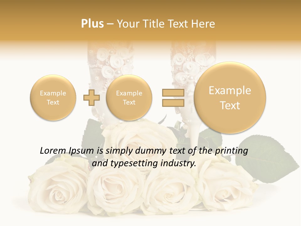 Wedding Closeup Wine PowerPoint Template