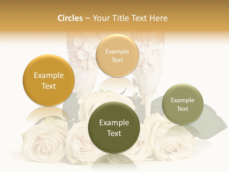 Wedding Closeup Wine PowerPoint Template