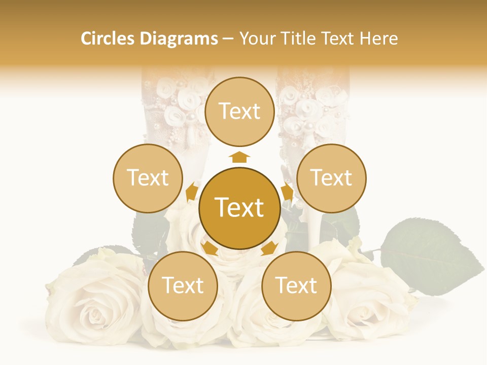Wedding Closeup Wine PowerPoint Template