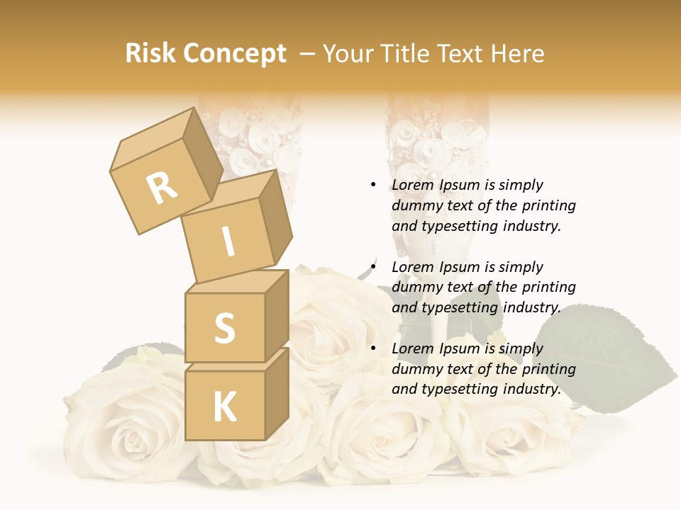 Wedding Closeup Wine PowerPoint Template