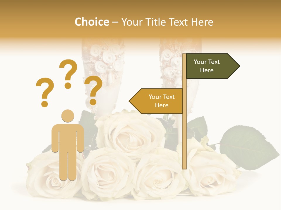 Wedding Closeup Wine PowerPoint Template