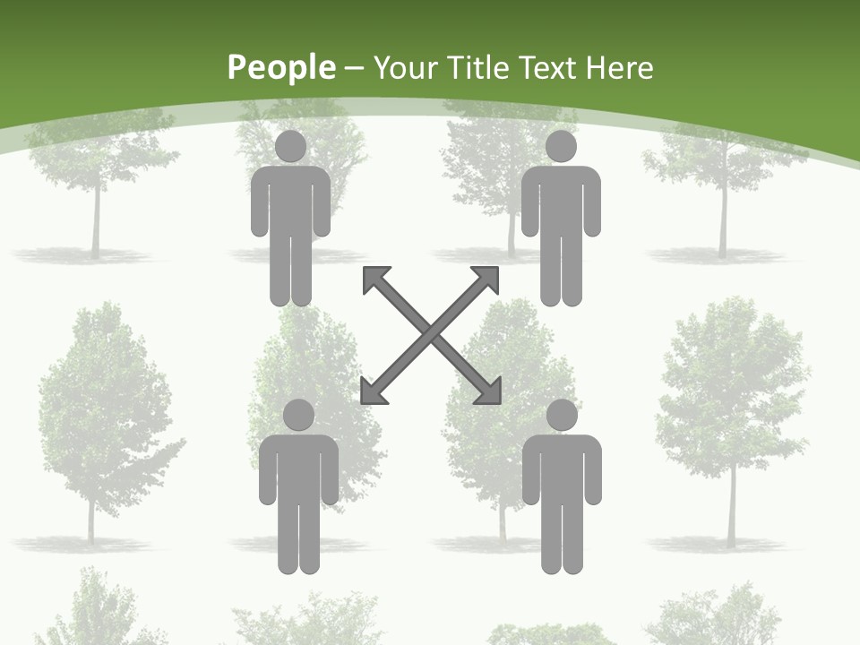 Table Conference Figure PowerPoint Template