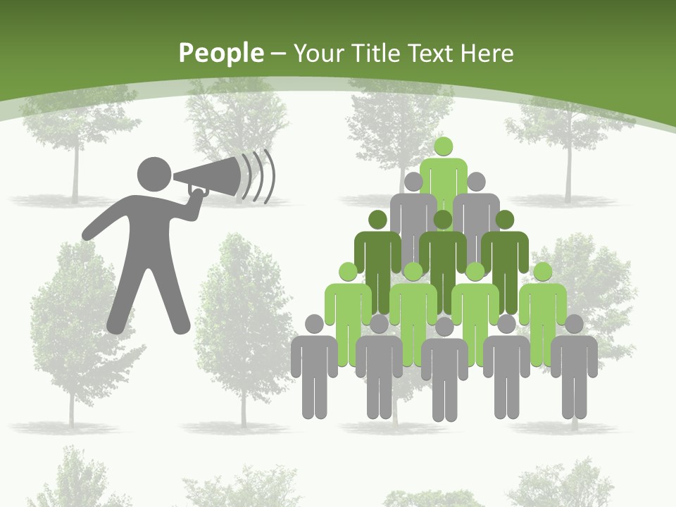 Table Conference Figure PowerPoint Template