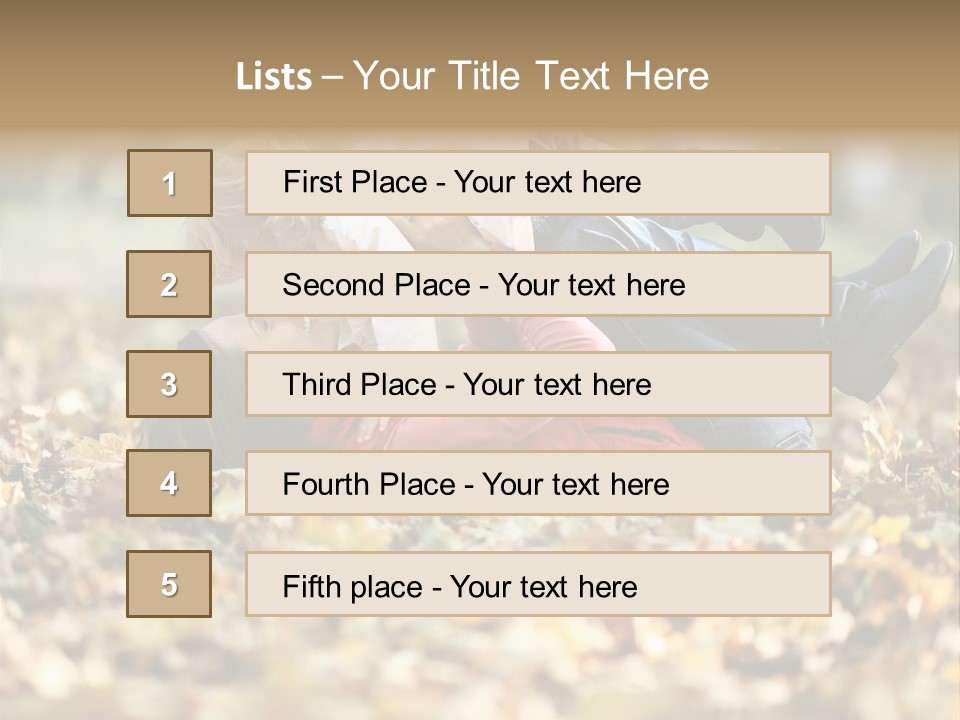 Portrait Background Beautiful PowerPoint Template