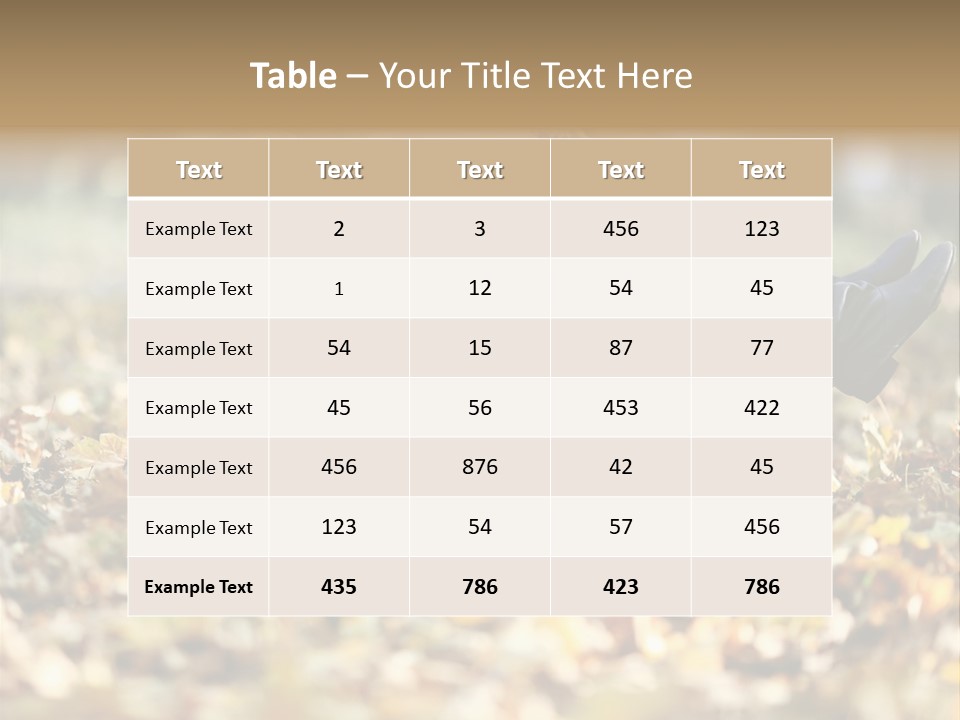 Portrait Background Beautiful PowerPoint Template