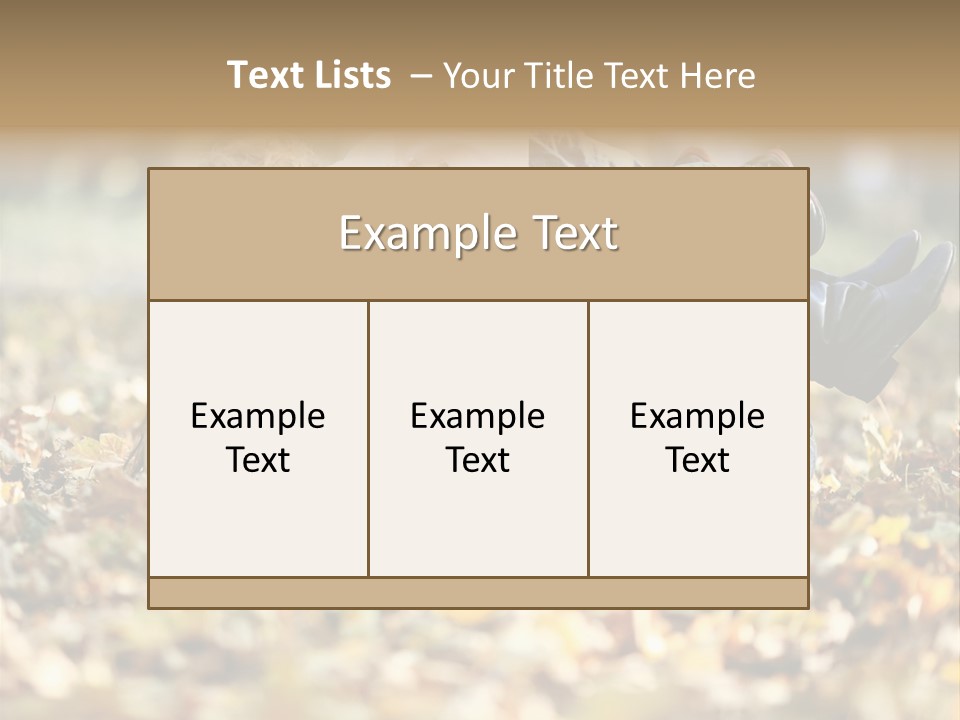 Portrait Background Beautiful PowerPoint Template
