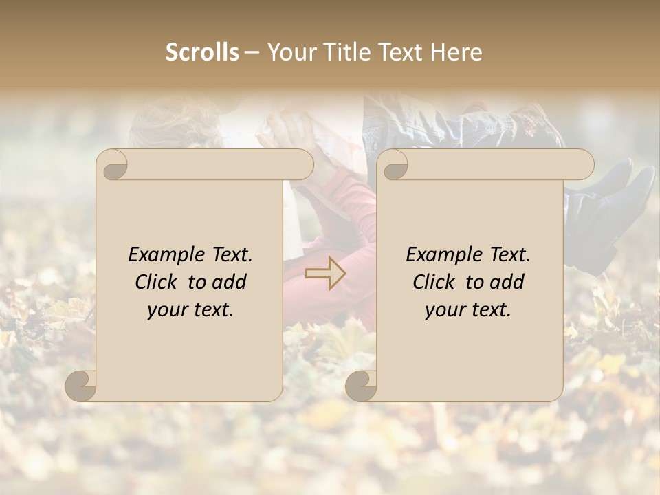 Portrait Background Beautiful PowerPoint Template