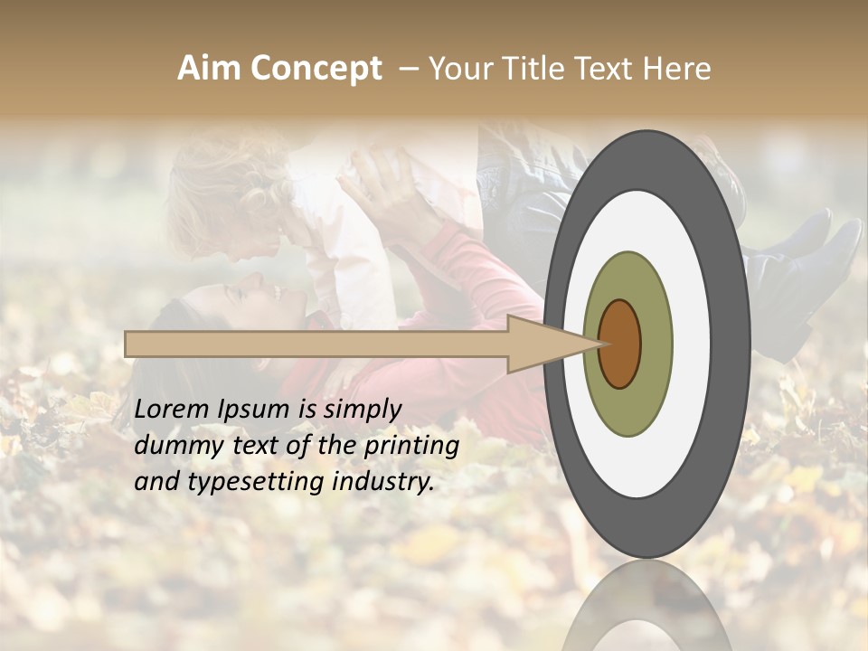 Portrait Background Beautiful PowerPoint Template