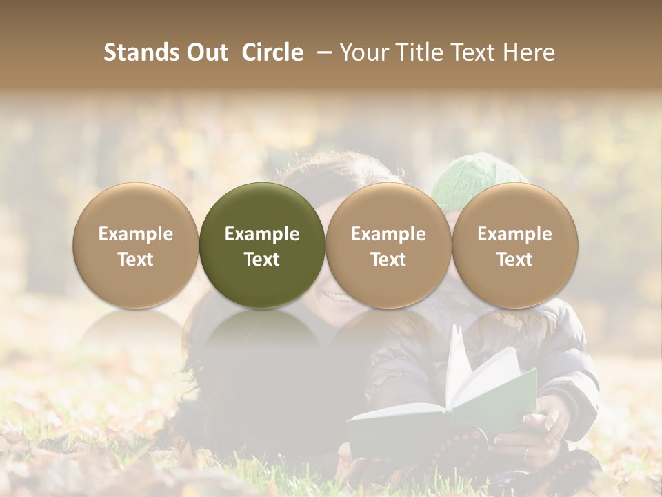 Outdoors Backlit Fun PowerPoint Template