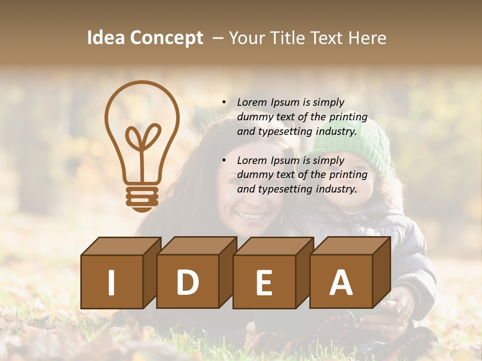 Outdoors Backlit Fun PowerPoint Template