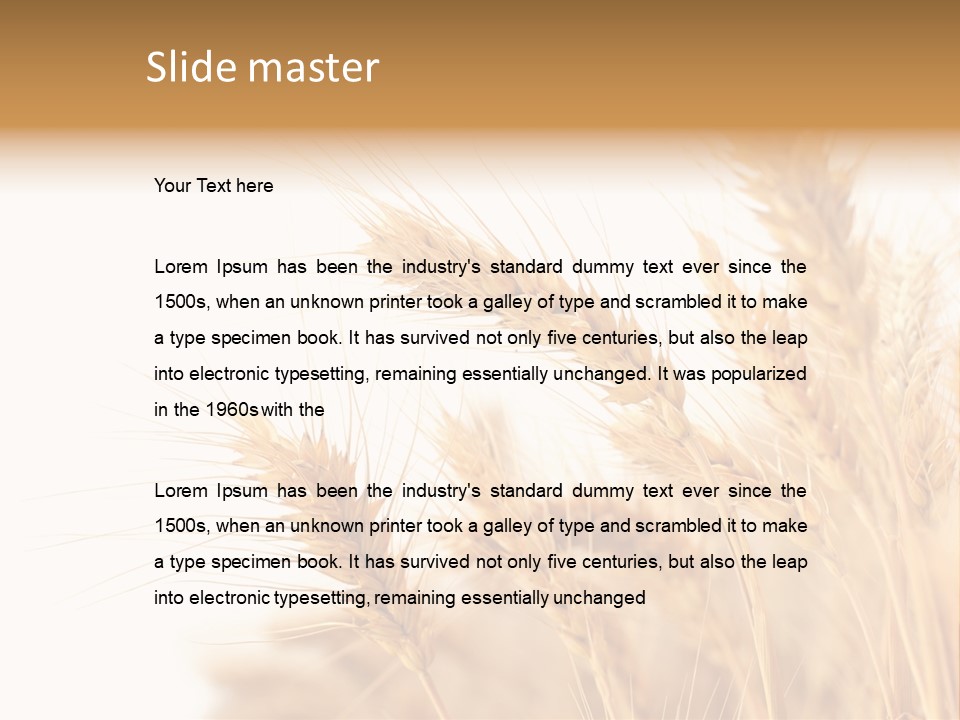 Baking Farmland Field PowerPoint Template