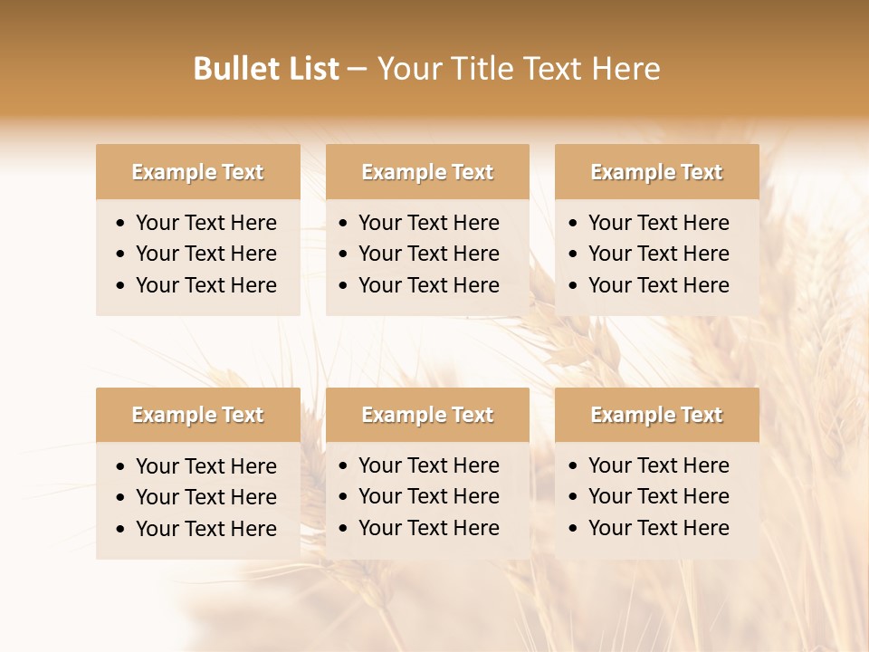 Baking Farmland Field PowerPoint Template