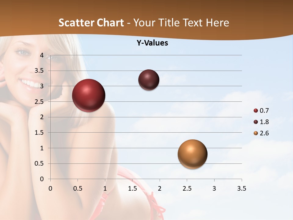 Beach Lying Lovely PowerPoint Template