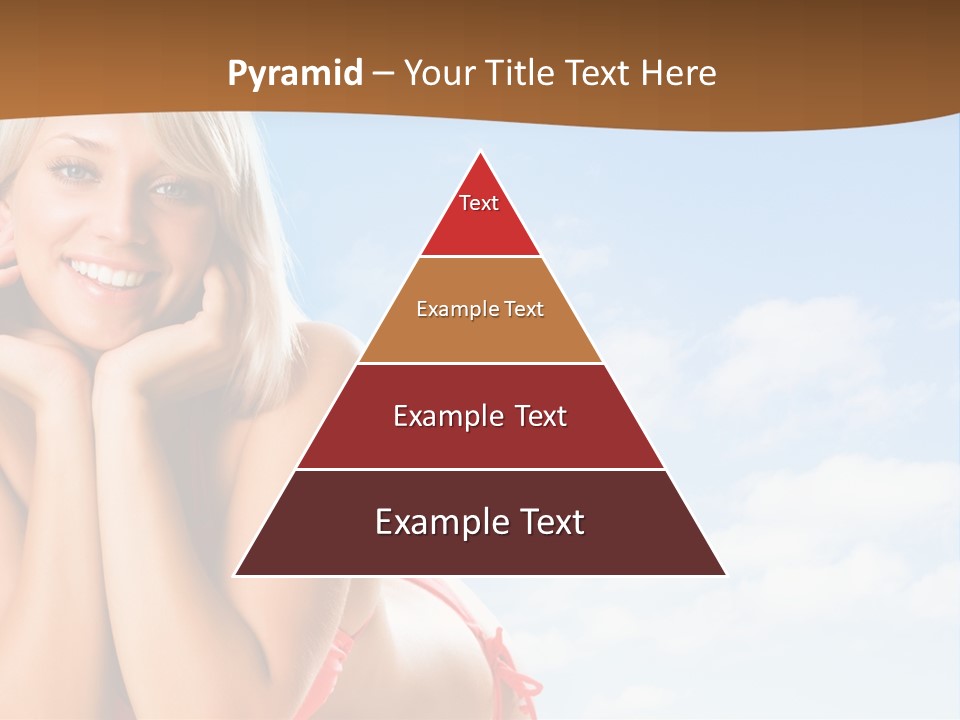 Beach Lying Lovely PowerPoint Template