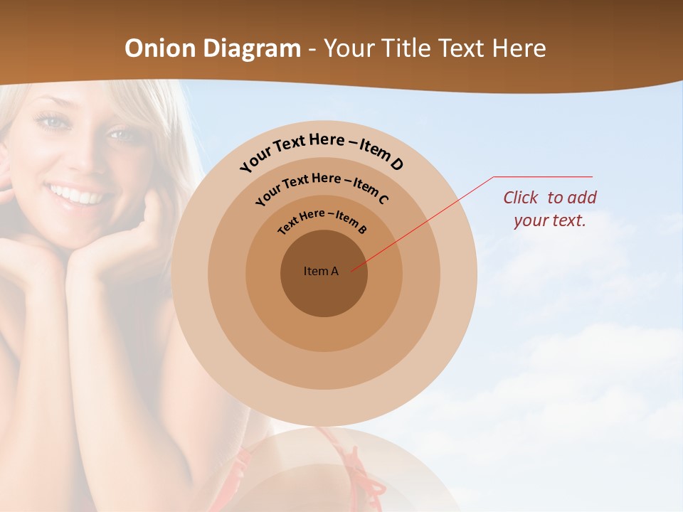 Beach Lying Lovely PowerPoint Template