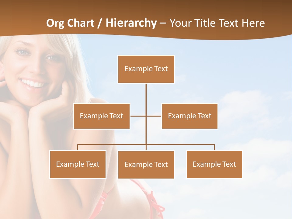 Beach Lying Lovely PowerPoint Template