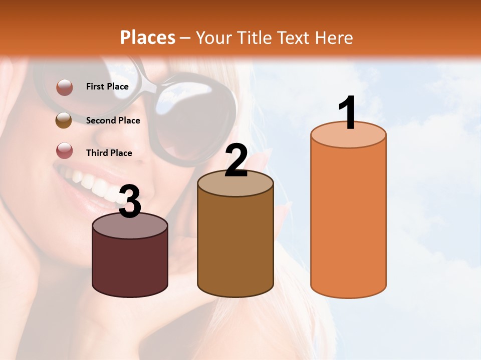 Stylish People Eyes PowerPoint Template