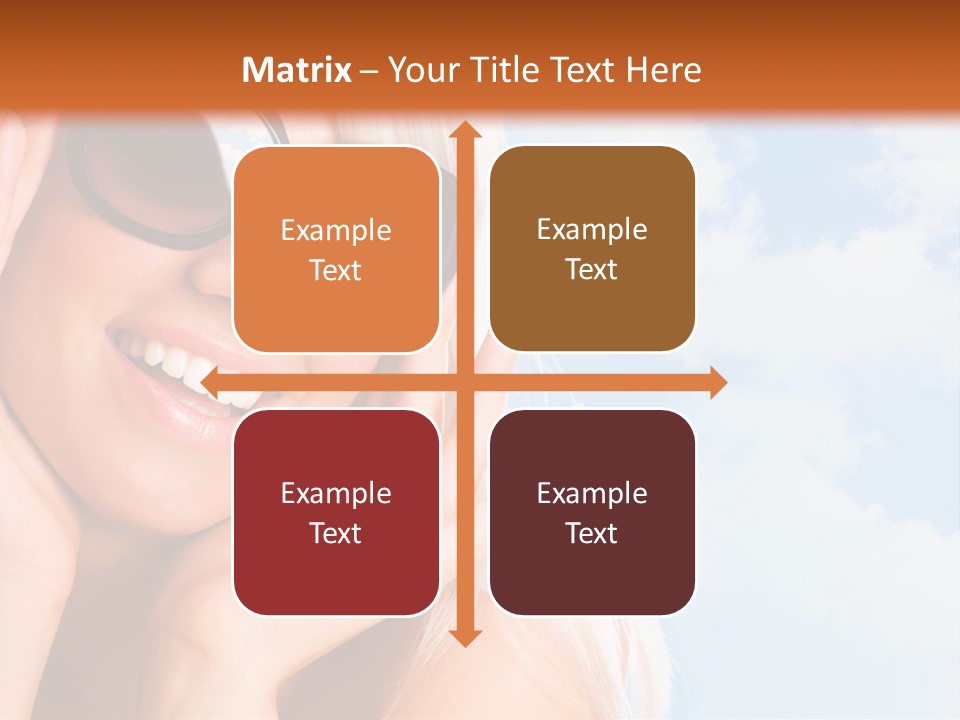 Stylish People Eyes PowerPoint Template