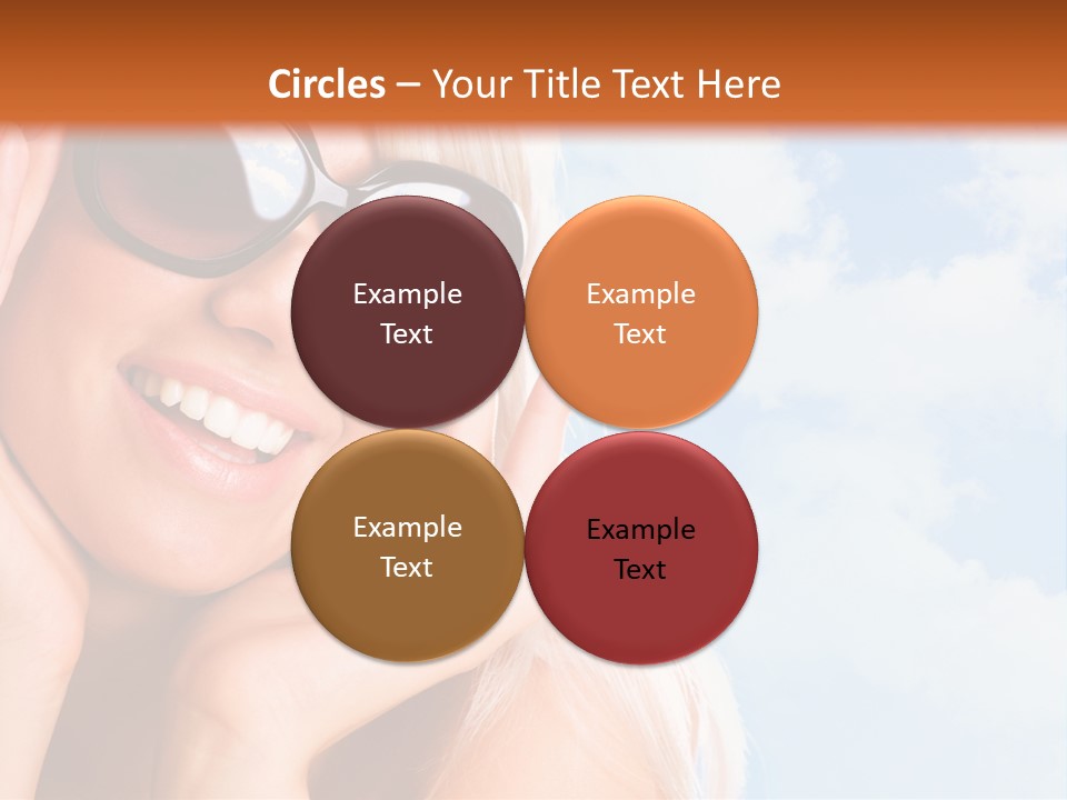 Stylish People Eyes PowerPoint Template