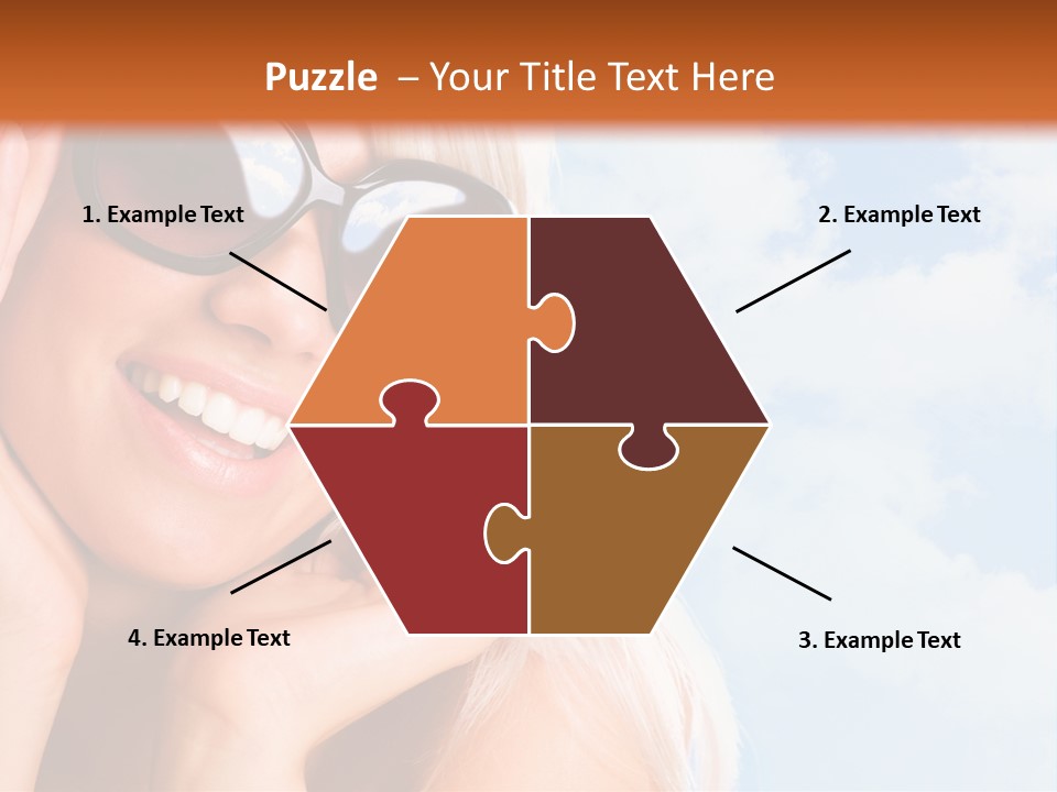 Stylish People Eyes PowerPoint Template