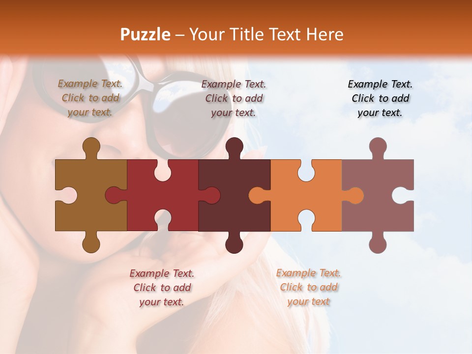 Stylish People Eyes PowerPoint Template