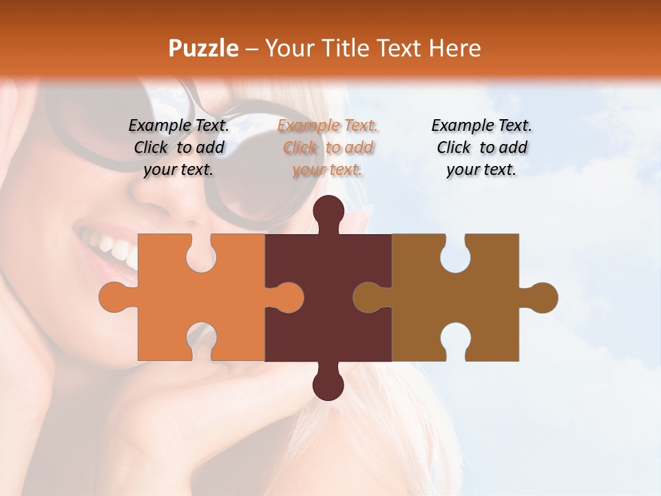 Stylish People Eyes PowerPoint Template